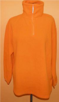 Dámská oranžová fleecová bunda