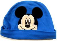 Modrá bavlněná čepička s Mickey Mousem zn. Disney