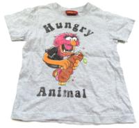 Šedé tričko s obrázkem The Muppets 