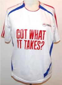 Pánské bílé sportovní tričko s nápisem vel. XL