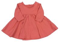 Růžové bavlněné šaty zn. M&S