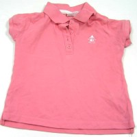 Růžové tričko s límečkem