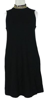 Dámské černé šaty s kamínky zn. H&M