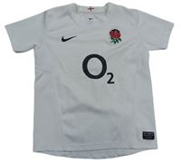 Bílé sportovní triko England Rugby s logem zn. Nike