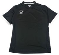Černo-bílé sportovní tričko s logem zn. Sondico