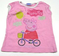 Růžové tričko s Peppa Pig