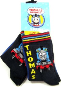 Outlet - 2pack modré ponožky s Thomasem vel. 23-26