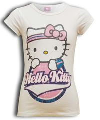Nové - Bílé tričko s Hello Kitty zn. Sanrio 