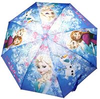 Nové - Fialový skládací deštník s Annou a Elsou zn. Disney 