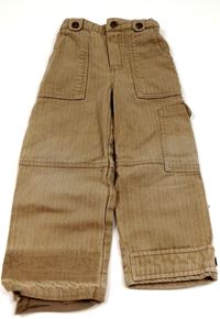 Béžové oteplené kalhoty zn. Mini Mode