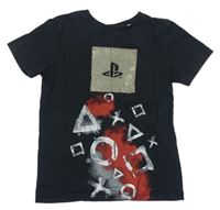Černé tričko s logem PlayStation zn. George
