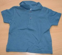 Modré tričko s límečkem zn. Zara