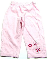 Růžové tepláčky s motýlkem zn.M&Co