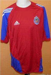 Pánské červeno-modré sportovní tričko zn. Adidas vel. XL