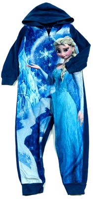 Modrá fleecová kombinéza s Frozen zn. M&S
