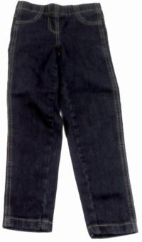 Tmavomodré elastické riflové kalhoty zn. miss e-vie