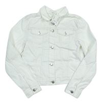 Bílá riflová bunda zn. H&M
