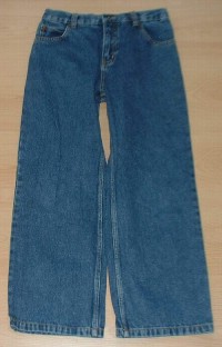 Modré riflové kalhoty zn.George ve. 9-10 let