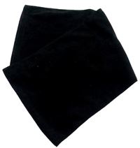 Černá fleecová šála 