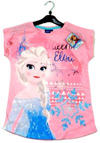 Nové - Růžové tričko s Elsou zn. Disney 