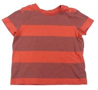 Červené pruhované tričko zn. Esprit 