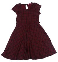 Červeno-černé kostkované šaty zn. Y.d