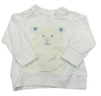 Bílé triko s medvědem zn. TCM