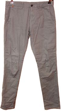 Pánské šedé vzorované kalhoty 
