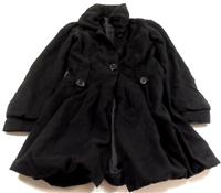 Černý vlněný kabát zn.Bluezoo