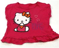 Růžové tričko s Kitty zn. St. Bernard