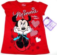 Outlet - Červené tričko s Minnie zn. Disney 