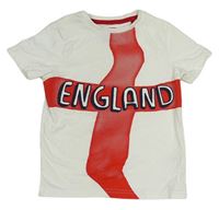 Bílé tričko s logem zn. England