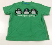 Zelené tričko s gorilami zn. Next