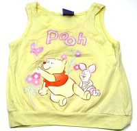 Žluté tričko s medvídkem Pů zn. George + Disney