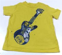 Žluté tričko s kytarou zn. GAP 