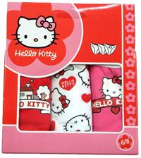 Nové - 3pack - kalhotky s Hello Kitty zn. Sanrio