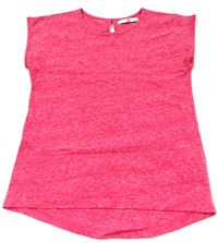 Růžové melírované tričko zn. M&S