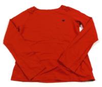 Červené triko s mašličkami a srdíčkem zn. TU
