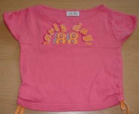 Růžové tričko s nápisem a číslem zn. Early Days