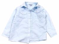 Modro-bílá kostkovaná košile 