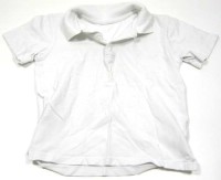 Bílé tričko s límečkem zn. George, vel. 134