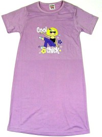 Outlet - Fialová noční košile s obrázkem