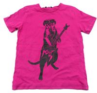 Růžové tričko se surikatou zn. George 