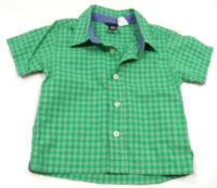 Zelená kostkovaná košile zn. Gap 