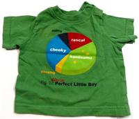 Zelené tričko s potiskem zn. Mothercare