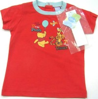 Outlet - Červené tričko s Půem a Tygříkem zn. Disney