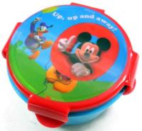 Outlet - Modro-červená plastová svačinová miska s Mickeym zn. Disney 