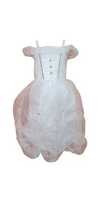 Nové - Bílé slavnostní šaty + kytička + závoj - kostým nevěsty zn. TU