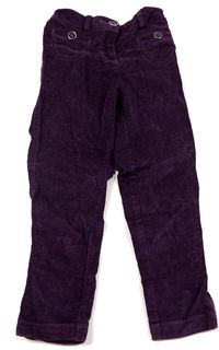 Purpurové manžestrové kalhoty zn. Tu