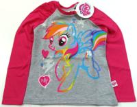Nové - Šedo-růžové triko s My Little Pony 
